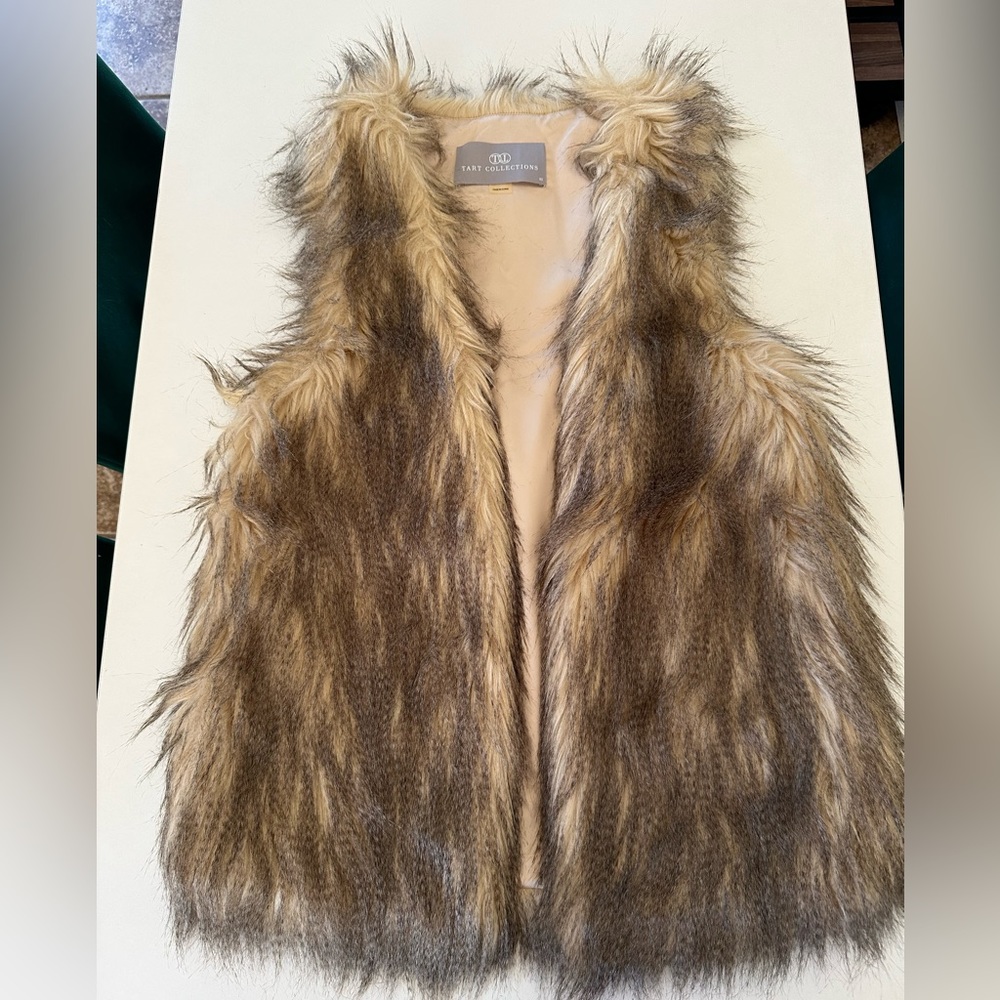 Tart Collections Faux Fur Vest.